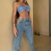 Promo 🎉 Fashion Nova Breaking Chains Straight Leg 👖 Jeans - Light Blue Wash 🎉 2 Fashion Nova Breaking Chains Straight Leg Jeans - Light Blue Wash