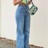 Fashion Nova Bridge The Distance Wide Leg Jeans - Medium Blue Wash