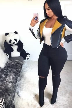 Fashion Nova Skinny Jeans Canopy Jeans - Black