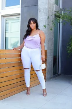 Fashion Nova Canopy Jeans - White Skinny Jeans