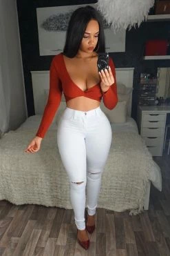 Fashion Nova Canopy Jeans - White Skinny Jeans