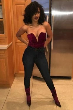 Fashion Nova Classic High Waist Skinny Jeans - Dark Denim