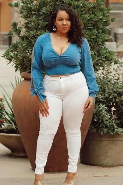 Fashion Nova Classic High Waist Skinny Jeans - White