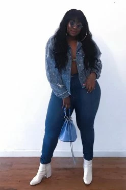 Fashion Nova Classic High Waist Skinny Jeans - Medium Blue Wash