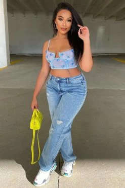 Wholesale ๐ฏ Fashion Nova Daddy Issues Slouch Fit ๐ Jeans - Medium Blue Wash ๐งจ 11 Fashion Nova Daddy Issues Slouch Fit Jeans - Medium Blue Wash