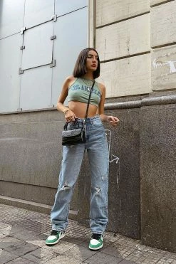 Wholesale ๐ฏ Fashion Nova Daddy Issues Slouch Fit ๐ Jeans - Medium Blue Wash ๐งจ 12 Fashion Nova Daddy Issues Slouch Fit Jeans - Medium Blue Wash