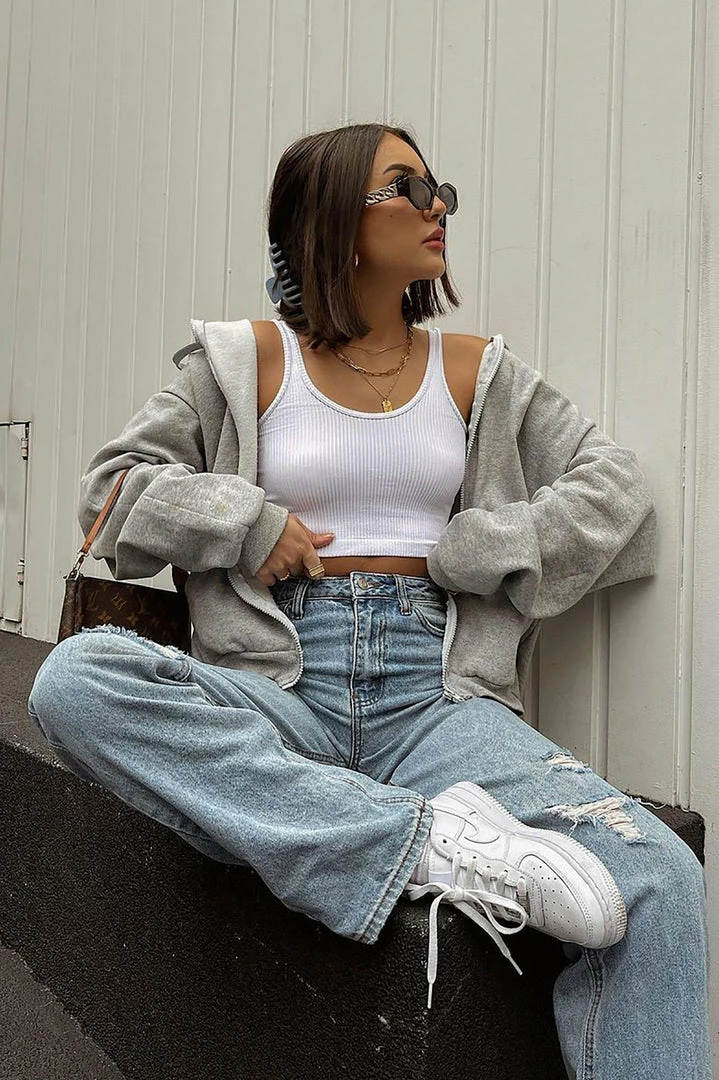 Wholesale ๐ฏ Fashion Nova Daddy Issues Slouch Fit ๐ Jeans - Medium Blue Wash ๐งจ 4 Fashion Nova Daddy Issues Slouch Fit Jeans - Medium Blue Wash