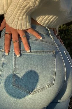 Fashion Nova Dare To Flare Jeans - Medium Blue Wash