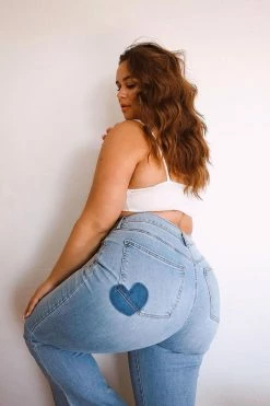 Fashion Nova Dare To Flare Jeans - Medium Blue Wash