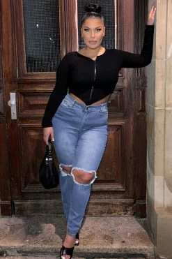 Budget โ๏ธ Fashion Nova Distracted High Rise ๐ Jeans - Medium Blue Wash ๐งจ 16 Fashion Nova Distracted High Rise Jeans - Medium Blue Wash