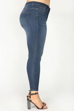 Fashion Nova Ezra Skinny Jeans - Dark
