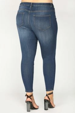 Fashion Nova Ezra Skinny Jeans - Dark