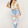Cheapest π Fashion Nova Give Good Love Skinny π Jeans - Light Blue Wash π 2 Fashion Nova Give Good Love Skinny Jeans - Light Blue Wash
