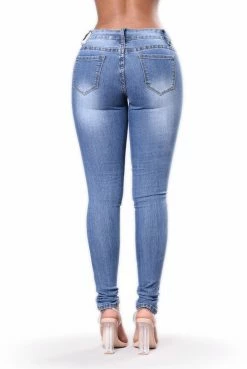 Fashion Nova Passionate From Miles Away Jeans - Medium Skinny Jeans