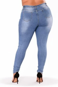 Fashion Nova Passionate From Miles Away Jeans - Medium Skinny Jeans