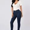 Fashion Nova Skinny Jeans Booty Booty Booty Everywhere Shaping Denim - Dark Wash