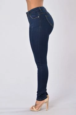 Fashion Nova Skinny Jeans Booty Booty Booty Everywhere Shaping Denim - Dark Wash