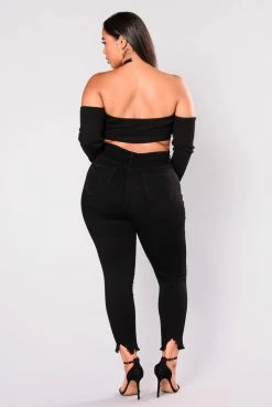 Fashion Nova Well Played Jeans - Black