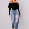 Fashion Nova Toni Boyfriend Jeans - Medium