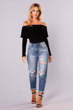Fashion Nova Toni Boyfriend Jeans - Medium