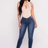 Fashion Nova Ezra Skinny Jeans - Dark