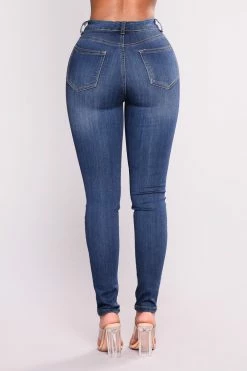 Fashion Nova Ezra Skinny Jeans - Dark