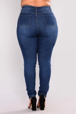 Fashion Nova First Pick High Rise Jeans - Medium Blue Wash