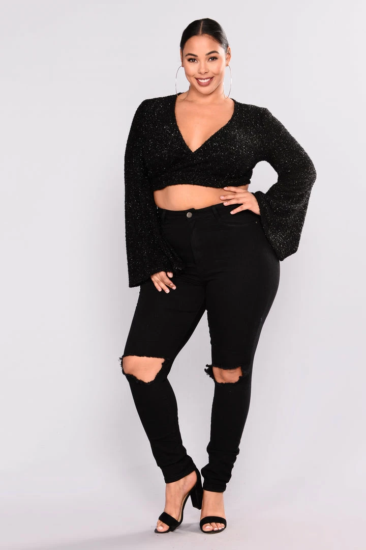 Wholesale 🔔 Fashion Nova Distracted High Rise 👖 Jeans - Black 🔔 7 Fashion Nova Distracted High Rise Jeans - Black