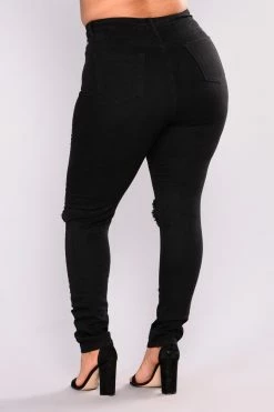 Wholesale 🔔 Fashion Nova Distracted High Rise 👖 Jeans - Black 🔔 25 Fashion Nova Distracted High Rise Jeans - Black