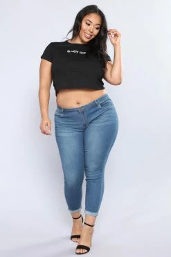 Fashion Nova Buffy Jeans - Medium Wash