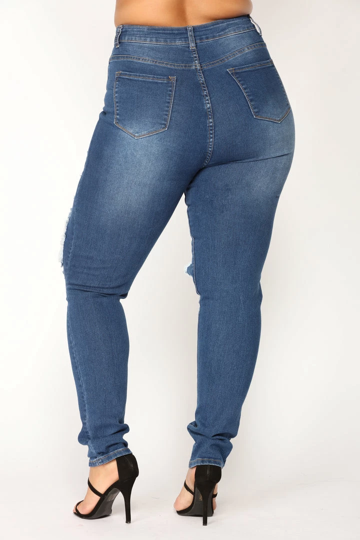 Coupon ⌛ Fashion Nova San Antonio Distressed 👖 Jeans - Medium Blue Skinny 👖 Jeans 👏 16 Fashion Nova San Antonio Distressed Jeans - Medium Blue Skinny Jeans