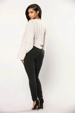 Fashion Nova That's What's Up Skinny Jeans - Black