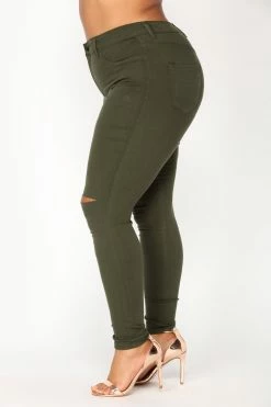 Cheap ๐ Fashion Nova Skinny ๐ Jeans Canopy ๐ Jeans - Olive โจ 28 Fashion Nova Skinny Jeans Canopy Jeans - Olive