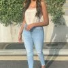Fashion Nova Our Favorite High Rise Skinny Jeans - Light Blue Wash