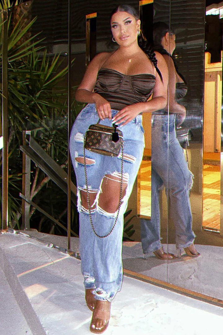 Best Pirce ๐ Fashion Nova Feed My Ego Slouch Fit ๐ Jeans - Light Blue Wash ๐งจ 11 Fashion Nova Feed My Ego Slouch Fit Jeans - Light Blue Wash
