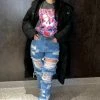 Wholesale π₯° Fashion Nova Get Ready Distressed Boyfriend π Jeans - Medium Blue Wash π― 2 Fashion Nova Get Ready Distressed Boyfriend Jeans - Medium Blue Wash