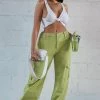 Fashion Nova Give Me A Break Cargo Carpenter Jeans - Green