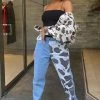 Fashion Nova Got Moooves Non Stretch Mom Jeans - Brown/combo