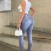 Fashion Nova Gray Matter Skinny Jeans - Grey