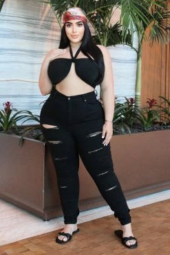 Fashion Nova Hug So Tight Jeans - Black Skinny Jeans