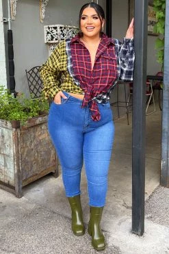 Fashion Nova Isabella High Waisted Skinny Jeans - Medium Wash