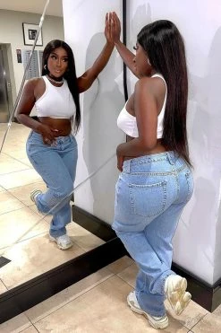 Hot Sale โ๏ธ Fashion Nova Low Rider Slouch Fit ๐ Jeans - Light Blue Wash Baggy ๐ Jeans ๐ 23 Fashion Nova Low Rider Slouch Fit Jeans - Light Blue Wash Baggy Jeans