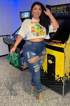 Fashion Nova Olivia Rose Skinny Jeans - Dark Denim