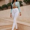 Fashion Nova Perfectly Classic Skinny Jeans - White
