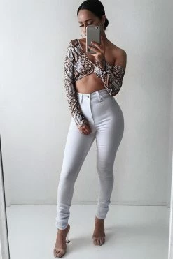 Fashion Nova Perfectly Classic Skinny Jeans - White