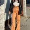 Flash Sale 🔥 Fashion Nova Stockholm Side Slit Wide Leg 👖 Jeans - Rust ⭐ 1 Fashion Nova Stockholm Side Slit Wide Leg Jeans - Rust