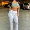 Fashion Nova Tobi High Rise Mom Jeans - White