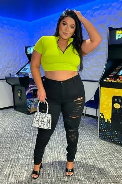 Fashion Nova Tris II Skinny Jeans - Black