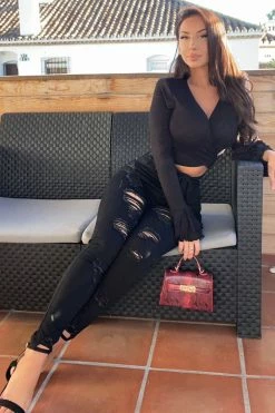 New โ๏ธ Fashion Nova Skinny ๐ Jeans Zephyr High Rise ๐ Jeans - Black โค๏ธ 13 Fashion Nova Skinny Jeans Zephyr High Rise Jeans - Black